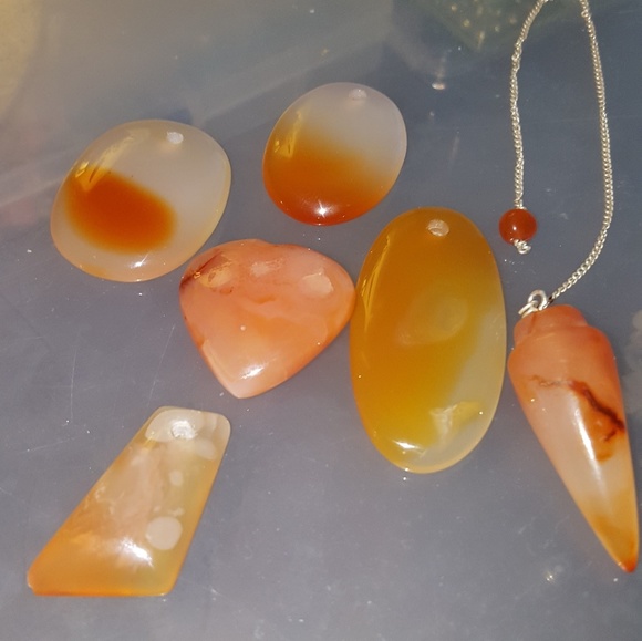 GEMSTONE PENDANTS - PENDULUMS - ARROWHEADS & MORE - Picture 6 of 8